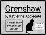 Crenshaw Novel Study (Digital + PDF Formats)
