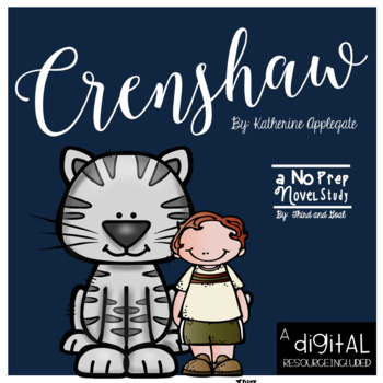 Preview of Crenshaw Novel Study and Digital Resource