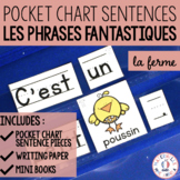 Phrases fantastiques! - La ferme (FRENCH Farm Pocket Chart