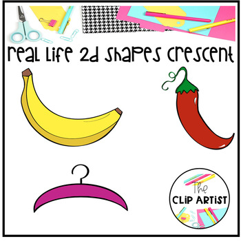 crescent shape clip art
