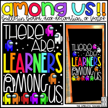 Preview of Crewmates Student, Leader, or Learner Bulletin Board, Door Decor, or Poster