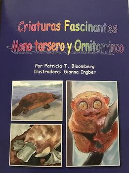 Preview of Criaturas Fascinantes. Mono Tarsero y Ornitorrinco   https://jugandoaprendo.shop