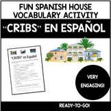 Cribs en espanol. Spanish home or house vocabulary and des