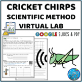 Cricket Chirp Virtual Lab - Scientific Method Virtual Lab