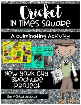 Preview of Cricket in Times Square New York City Brochure Project {A Culminating Activity}