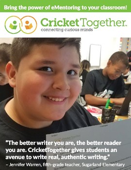 Preview of CricketTogether-Free eMentoring Pen Pal Program