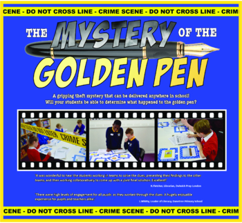 Preview of Crime Mystery Activity: The Mystery of the Golden Pen