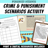 Crime & Punishment Scenarios Activity (for Forensic Science)
