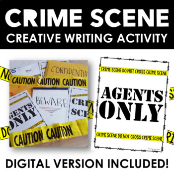 Preview of Crime Scene Creative Writing Activity Pack