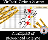 Virtual Crime Scene Forensics Sketching Principles of Biom