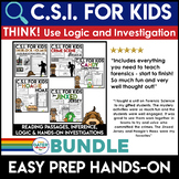 Crime Scene Investigation Activity Bundle | CSI Forensics