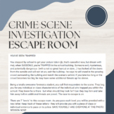 Crime Scene Investigation ESCAPE ROOM