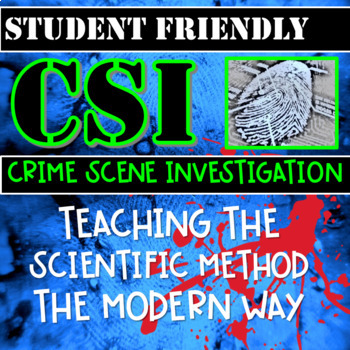 Preview of Crime Scene Investigation Mystery- Teaching the Scientific Method with Inquiry