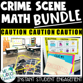 Preview of Crime Scene Mystery Math Activities | Classroom Transformation