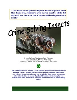 Preview of Crime Solving Insects - Using Entomology in Forensics