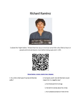Preview of Crime and Forensics: Serial Killer Profile: Richard Ramirez - The Night Stalker
