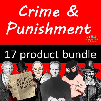 Preview of Crime and Punishment Bundle - 17 Products