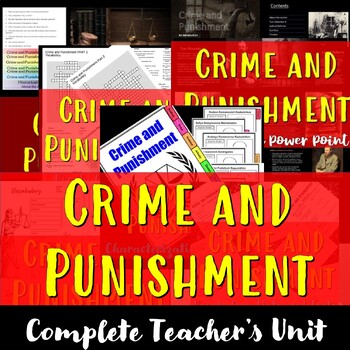 Preview of Crime and Punishment: Complete Teacher's Unit