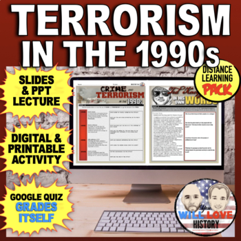 Preview of Crime and Terrorism in the 1990s | Digital Learning Pack
