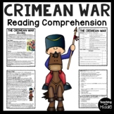 Crimean War Reading Comprehension Worksheet Charge of the 