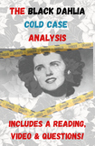 Criminology - Black Dahlia Cold Case Analysis