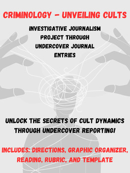 Preview of Criminology- Investigative Journalism Project Through Undercover Journal Entries