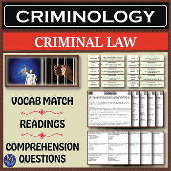 Preview of Criminology Series: Criminal Law
