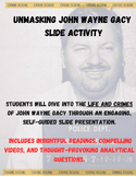 Criminology- Unmasking John Wayne Gacy Slide Activity