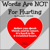 Crinkled Heart - Words Are NOT for Hurting