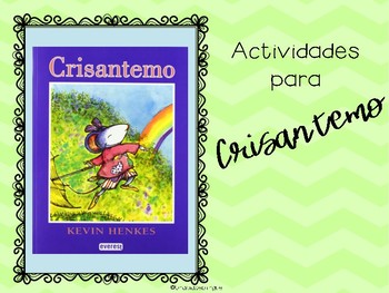 Preview of Crisantemo paquete- Chrysanthemum Spanish Activities