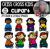 Criss Cross Kids Clipart