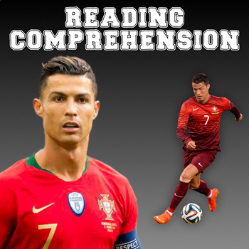 Preview of Cristiano Ronaldo Reading Comprehension - Soccer Themed Worksheets