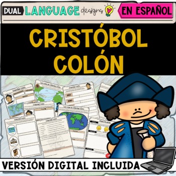 Preview of Cristóbal Colón en español | Christopher Columbus Spanish Reading Passage