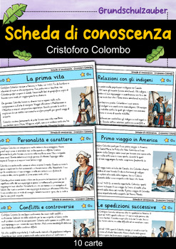 Preview of Cristoforo Colombo - Scheda di conoscenza - Personaggi famosi (Italiano)