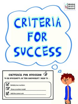 Preview of Criteria for Success
