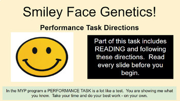 Preview of Criterion A: Smiley Face Genetics