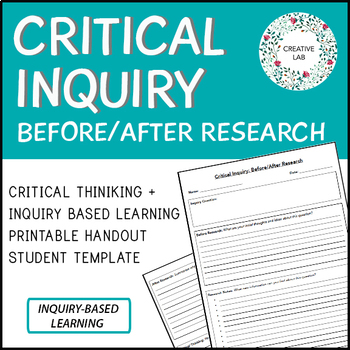 critical inquiry skills essay
