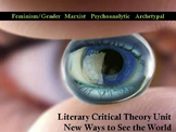 Critical Literary Theory Unit - Use With Any Novel