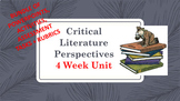 Critical Literature Perspectives BUNDLE 4 week unit