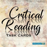 Critical Reading Task Cards for Use With Any Nonfiction Text!