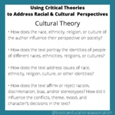 Critical Theories/Literary Lenses to Address Racial Perspectives in Texts
