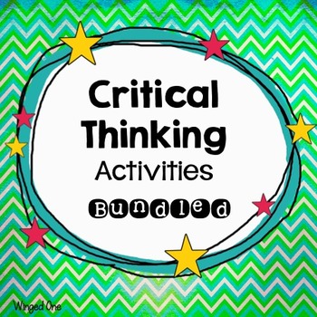 Preview of Critical Thinking Activities {Bundled}