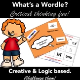 Critical Thinking Activities  and Brain Teaser: Wordles