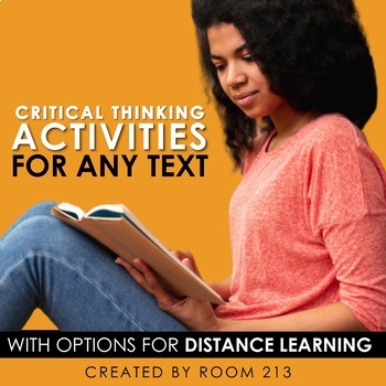 Preview of Critical Thinking Activities for Any Text {Bundle}