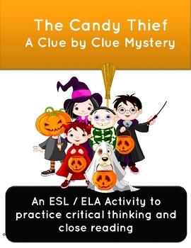 Preview of Critical Thinking Activity: The Candy Thief Halloween Mystery Game