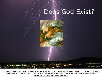 Preview of Philosophy - Does God Exist