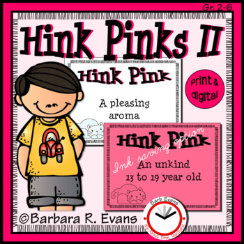 HINK PINKS II -- Critical Thinking, Vocabulary, H.O.T.S ...
