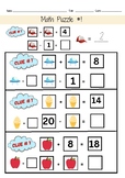 Critical Thinking Math Puzzles (3 Levels - NO PREP)