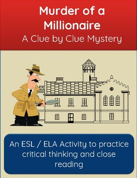 Preview of Critical Thinking Mystery Activity: Murder of a Millionaire