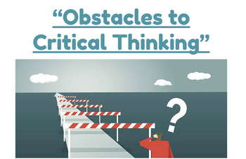 obstacles to critical thinking fact and opinion